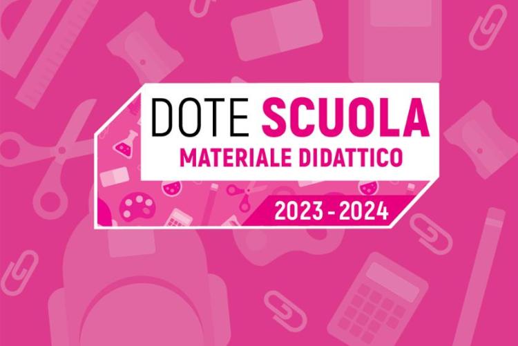 Dote Scuola – Componente Materiale Didattico, A.s. 2023/2024, Borse Di ...